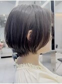 似合わせカットショートショートボブ大人ショート丸みショート
