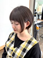 ルアン 上通り(ruen)&nbsp;大人美人　丸みショートボブ　ruen 熊本　田口紗羅