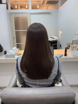 ロングスタイル(透明感イルミナカラー)