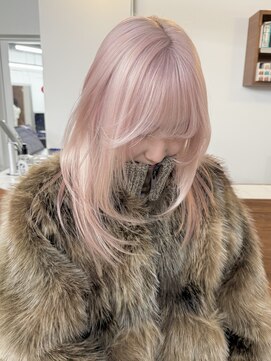 ペレ 梅田(PELE) 着物ヘア/大人ガーリー/ダークアッシュ/似合わせカット/大阪梅田