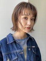 ディッセンバー 渋谷(December)&nbsp;【December】小顔カット/ブリーチなしオリーブベージュ