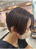 ハンサムショート×似合わせハイライト