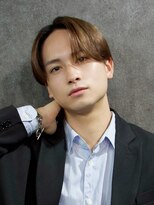 アウル 心斎橋(owl) センターパート×曲がる縮毛矯正×韓国風×大人men's