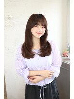 フォルテ 榛原パームス店&nbsp; 大人ガーリーダークアッシュ似合わせカットミディアムレイヤー