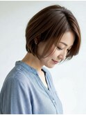 川越/ショート/ボブ/ハイライト/白髪ぼかし/白髪染め