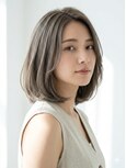 30代40代50代、イルミナカラー スターダスト グレージュボブ
