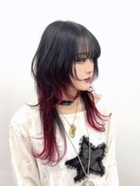 ラニシス ヘアー(Lanisis Hair)&nbsp;赤と黒のデザインカラー★