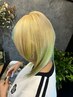 ケアブリーチ＋髪質改善カラー＋髪質改善成分入りトリートメント￥25300