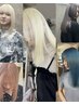 【ブリーチカラー】カット＋ダブルカラー＋トリートメント