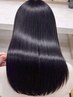 [鏡面仕上げ 矯正No.1 茂木限定]クオライン縮毛矯正+カット+1step TR 26100↓