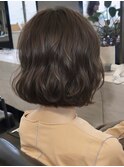 20代ニュアンスボブパーマ/ボブ/ウェーブボブ/強めパーマ/表参道