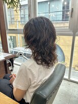 ヘアメイク デザート(HAIR MAKE DESART)&nbsp;【木村】パーマで印象ガラっとチェンジ×ミディアム