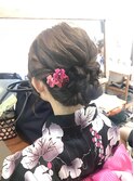 浴衣ゆるふわアレンジ【ヘアセット 浴衣/立川南口/立川/浴衣】