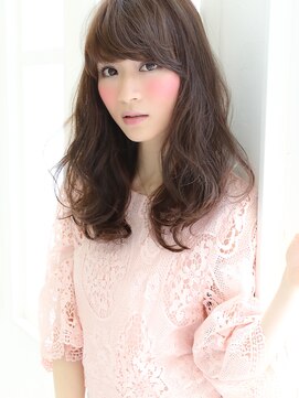 ティーノ(TINO by ganesha) グレージュカラーな大人かっこいいセミディ☆