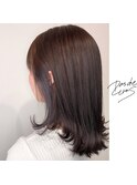 新潟×ツヤ髪こくまろショコラブラウン×暗髪カラー