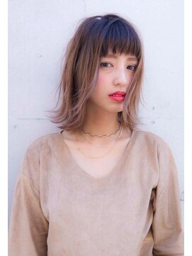 ケイト(kate) 【kate 大宮】ウェットボブ×グラデーションベージュ