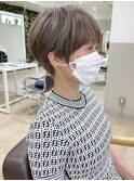 【Owll】大人可愛い　マッシュショート　透明感グレージュ