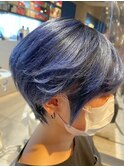 【Lee大阪店】根元グラデーション☆ブルーベリー/新出奈津樹