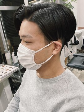 バイフィフス 原宿/表参道(by fifth) サイドパートディカプリオヘアーセンターパートニュアンスパーマ