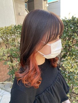 ネオリーブソラ 相模大野店(Neolive sola) くびれ巻き/インナーカラー/イルミナカラー