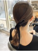 秋冬はベロア推し!お呼ばれヘアセット【銀座ヘアセット】