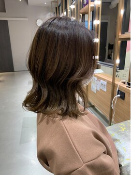 ウノプリール 茶屋町店(unopulir) 大人フェミニン＊オリーブベージュ＊骨格診断＊くびれロブ