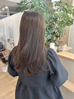 サク 田町芝浦(Sac.) 石原和樹　シルキーベージュ　ミントアッシュ　レイヤーロング