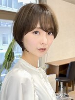 20代30代40代50代/丸みショート/クビレ/前髪あり/表参道