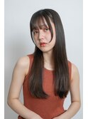 うる艶ロングストレート×髪質改善トリートメント 前髪カット#1