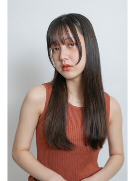 リアン バイ プロデュース 永山店(Lien by Produce) うる艶ロングストレート×髪質改善トリートメント 前髪カット#1