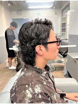 ノイセル 心斎橋(Noisyle) guest snap ミディアムウルフ×スパイラルパーマ