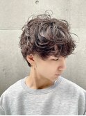 前下がりマッシュ×波打ちパーマ【銀座／有楽町】30代40代50代