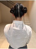 ヘアセット/ヘアアレンジ/ツイン