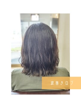 ヘアーパレス フタバ(Hair palace FUTABA) 波巻きロブ　（K）