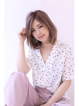 オーロ 千里山店(ORO) 20代30代40代50代ボブルフネビージュ小顔ワンレンショート