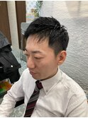 ツーブロックショート