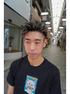 メンズグルーミングナンバーナイン(MEN'S GROOMING NUMBER NINE) ツイストスパイラル/メッシュパーマ/メンズパーマ