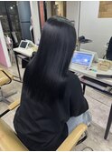 ブルーブラックフェミニンロングメルティカラー所沢