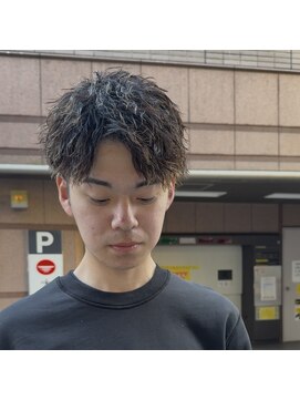 ウェーブ(WAVE) ツイストスパイラル/アップバング/メンズパーマ/メンズショート