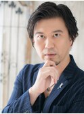 30代40代アップバングブラック刈り上げマッシュg戸田公園