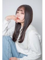 ルフュージュ バイ プロデュース 相模大野店(Refuge by Produce)&nbsp;チョコレートブラウン/レイヤーカット/ストレートロング