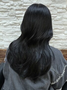 ストーリア 池上店(STORIA) 髪質改善カラー♪ ブリーチなしブルーブラック