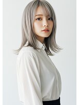 ライフイズ プレジャー 磐田中泉店(Life is… PLEASURE) #磐田 グレージュ切りっぱなしボブ