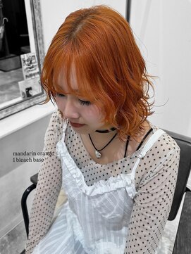 フランチェスカドット(francesca.) ura / mandarin orange 1bleach base