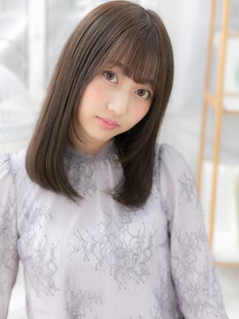 モッズヘア 越谷(mod's hair) バレイヤージュ艶カラー内巻きワンカールh4越谷20代30代40代