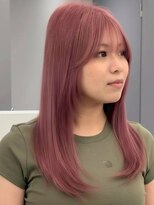 エニフォーイーストハム(Eni for eastham)&nbsp;ビフォーアフター/透明感/ピンクアッシュ/レイヤーカット