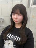 エヌアイ オモテサンドウ(ni omotesando) オリーブグレージュ★ 透明感カラー 顔周りカット