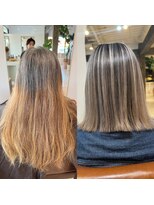 ラウレア(LAULEA)&nbsp;白髪ぼかしバレイヤージュ