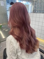 サンクプロジェクト(cinq PROJECT)&nbsp;ピンクミルクティーグレーブラウンベージュミディアムレイヤー