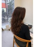 ロング+コテ巻き